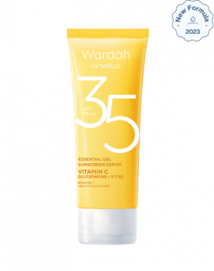 Wardah UV Shield Essential Sunscreen Gel SPF 35 PA +++ Reformulation in July 2023