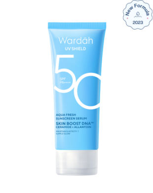 Wardah UV Shield Aqua Fresh Sunscreen Serum SPF 50 PA++++ Reformulation in July 2023