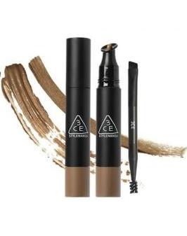 3CE Water Proof Cream Brow & Brow Mascara Caramel Brown