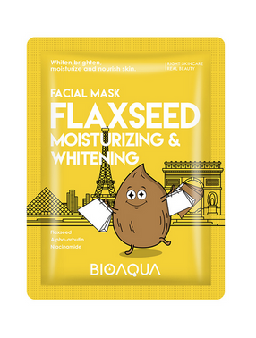 Bioaqua Facial Mask Biji Buah Flaxseed