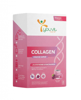 Youvit Collagen Minuman Serbuk untuk Anti-Aging 