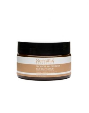 Sensatia Botanicals Tropical Wildflower Sea Salt Scrub 