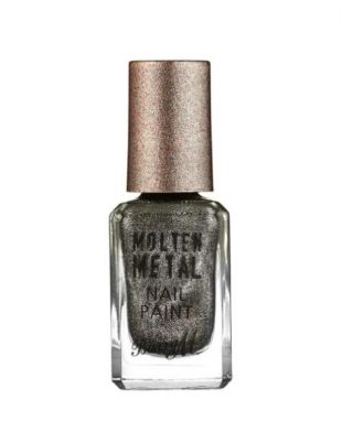 Barry M Molten Metal Nail Paint Black Diamond