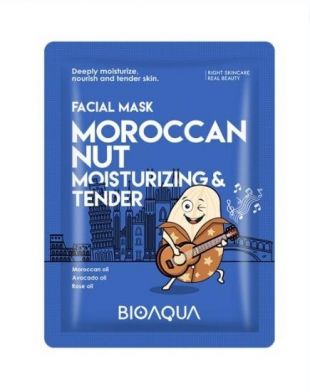 Bioaqua Facial Mask Biji Buah Moroccan Nut