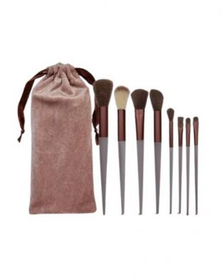 Jacquelle Multitasking Starter Kit Brush Set Earthy Brown