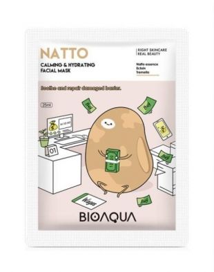 Bioaqua Natto Calming & Hydrating Facial Mask 