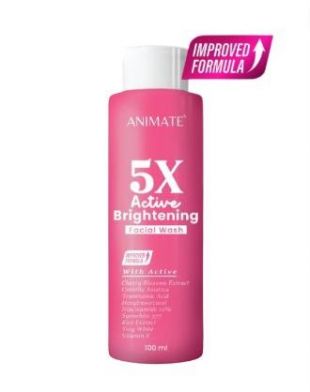 Animate 5x Active Brightening Facial Wash 