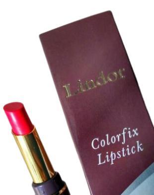 Lindor Cosmetics Colorfix Lipstick Red Pink