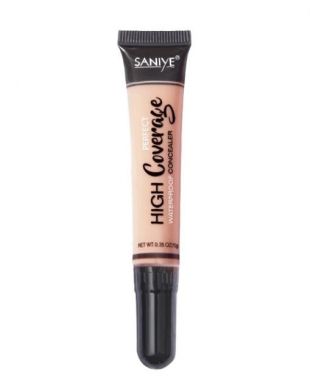 Saniye Cosmetics High Coverage Liquid Concealer With Brush 04 Pale