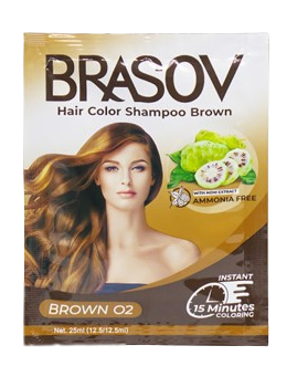 BRASOV Hair Color Shampoo Brown