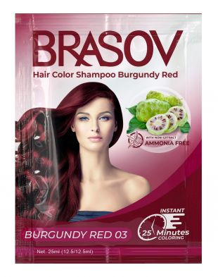 BRASOV Hair Color Shampoo Red