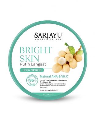 Sariayu Bright Skin Putih Langsat Body Scrub 