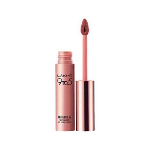 lakme 9 to 5 weightless mousse lipstick coffee lite