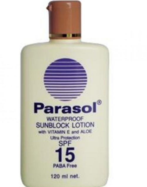 parasol in sunscreen