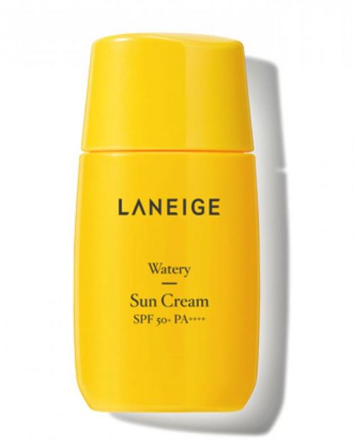 review laneige watery sun cream