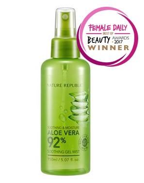 det sidste tennis spiselige Nature Republic Aloe Vera 92% Soothing Gel Mist - Beauty Review
