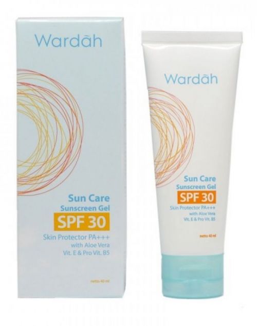 wardah sunscreen aloe vera