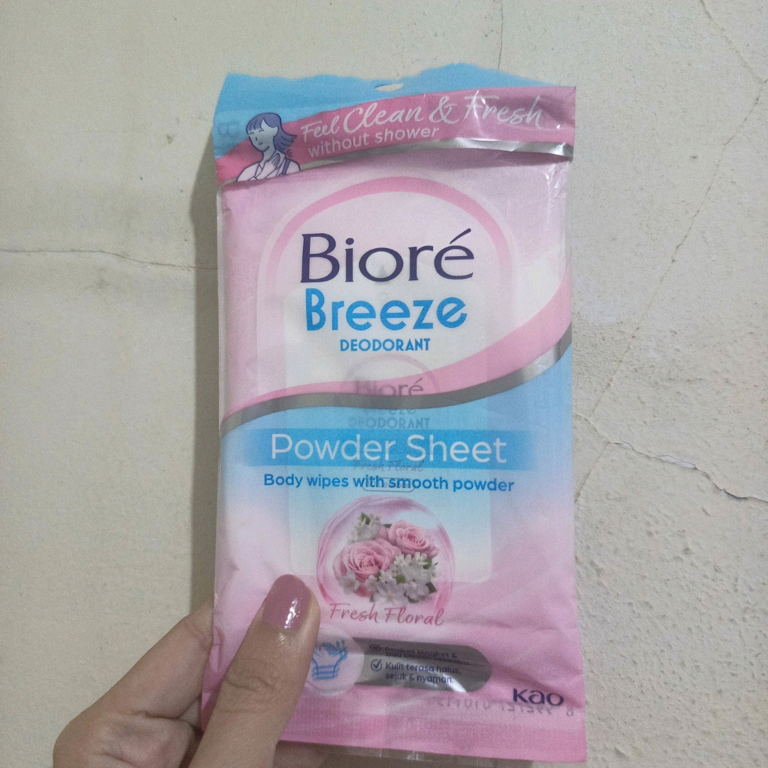 Breeze Deodorant Powder Sheet - Fresh Floral imgfdn-25d78d6e-116d-48b2-966e-e14feab3a6dd