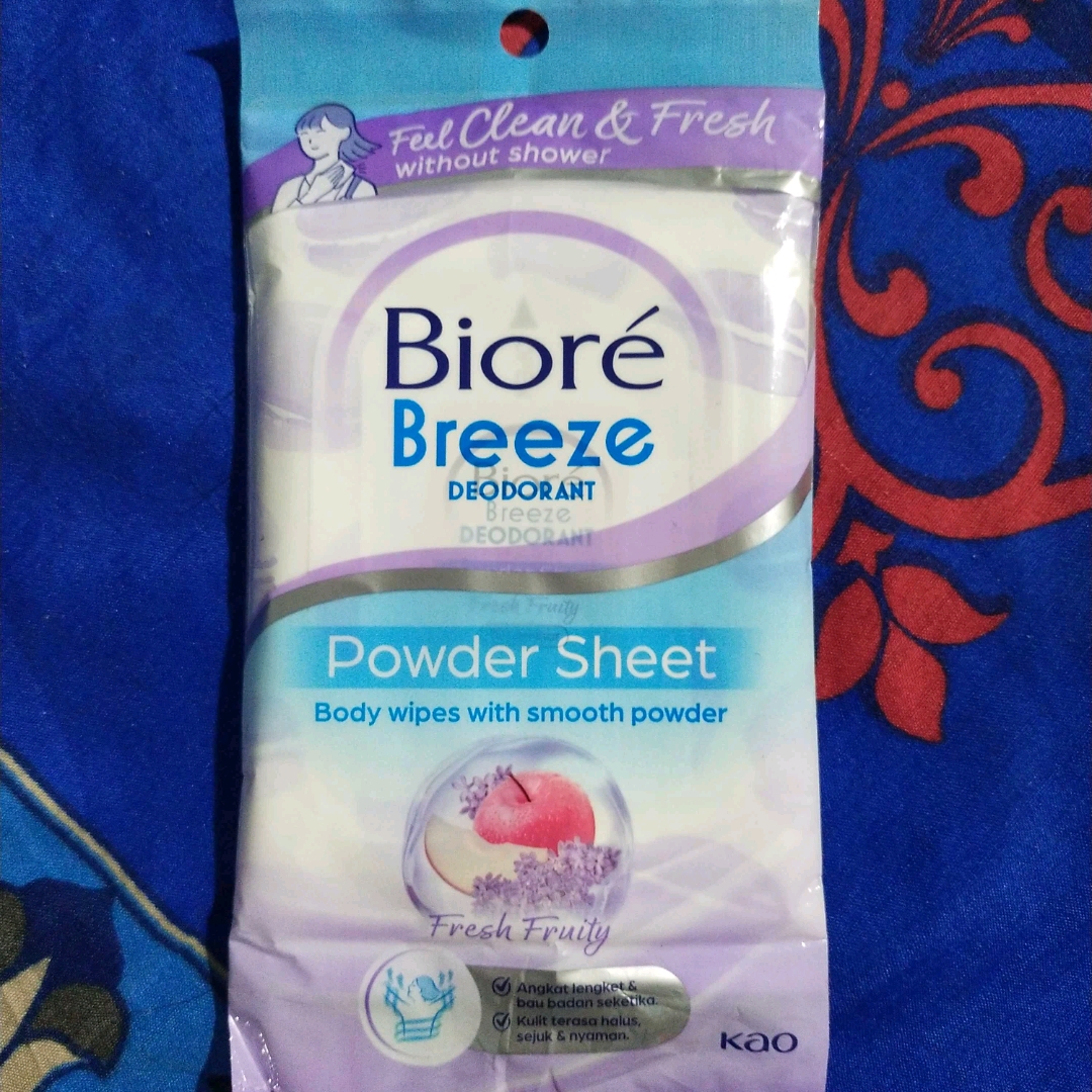 Breeze Deodorant Powder Sheet - Fresh Fruity imgfdn-3c790af1-c95b-46d3-a051-f2a570f9ab88