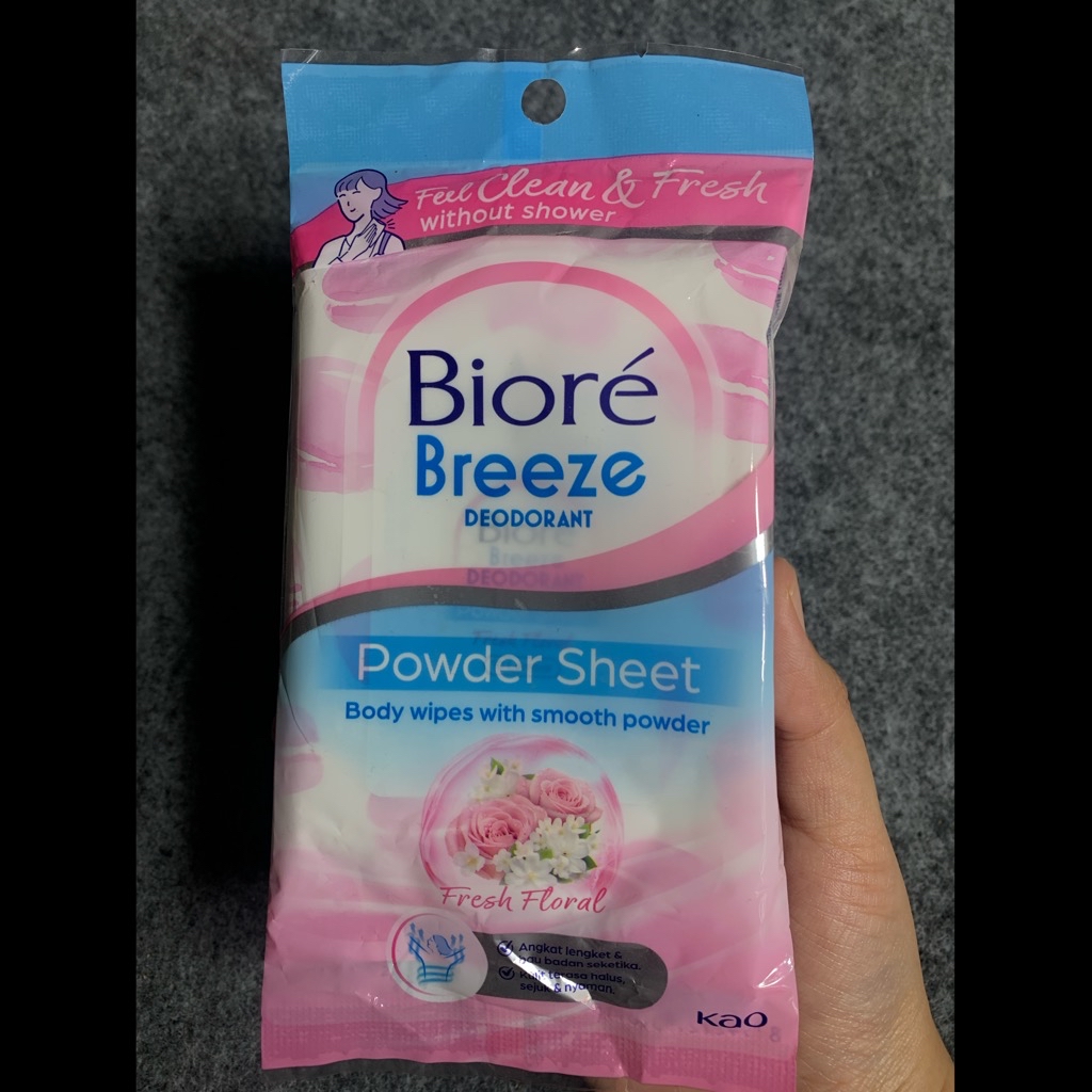 Breeze Deodorant Powder Sheet - Fresh Floral imgfdn-f85c111d-07bd-44f7-9feb-9473b0b122db