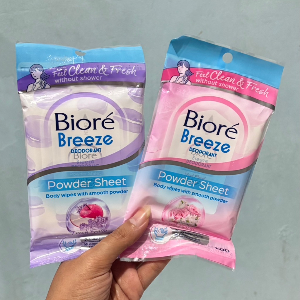 Breeze Deodorant Powder Sheet - Fresh Floral imgfdn-7406d9c8-93e6-43fe-b25c-59c7ddc4b693
