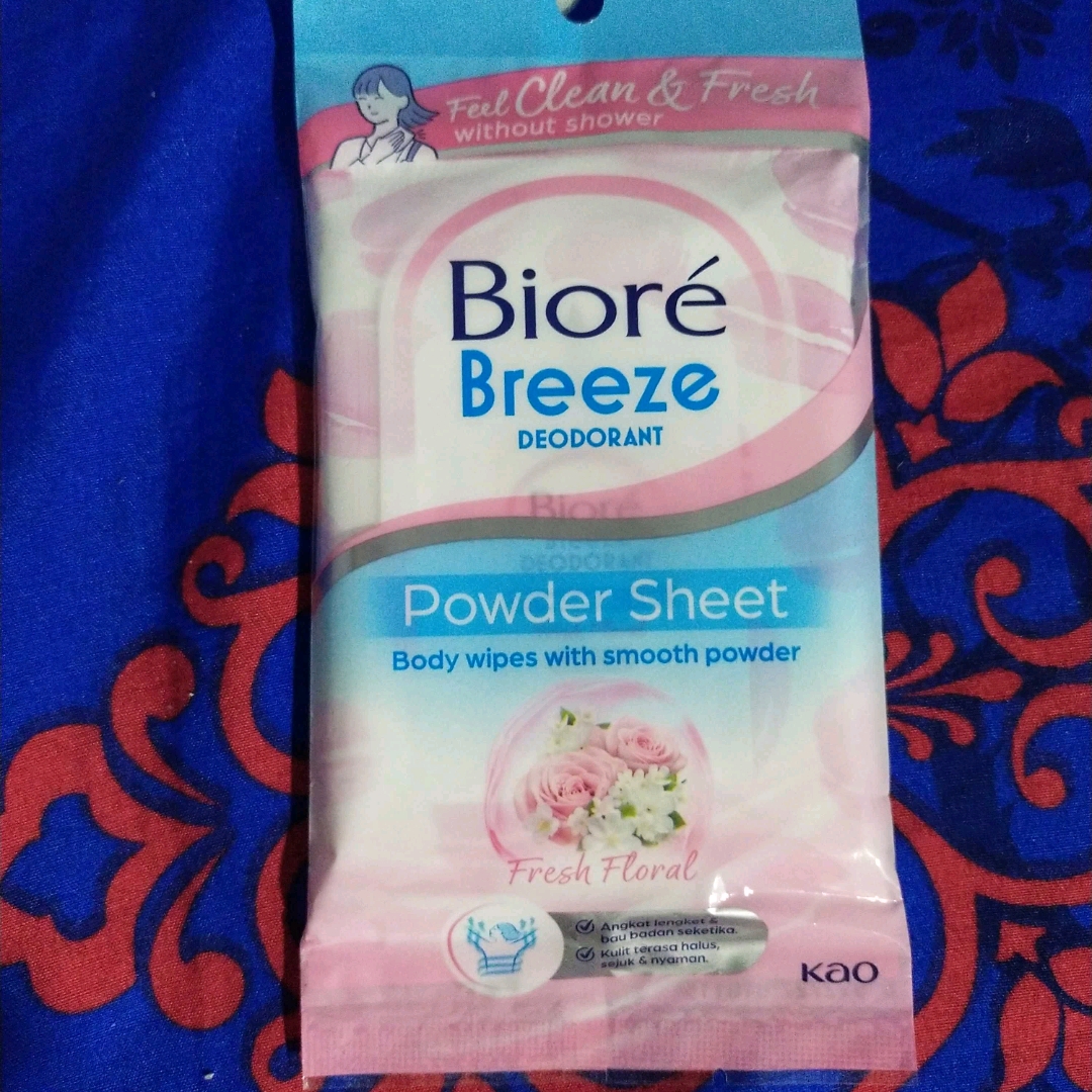 Breeze Deodorant Powder Sheet - Fresh Floral imgfdn-3a660919-f1ff-48eb-bd31-ae9ef55666c4
