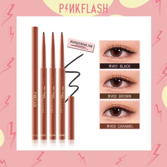 Pinkflash Infallibleline Hyperfine Smooth Eyeliner Gel Pencil Beauty Review 