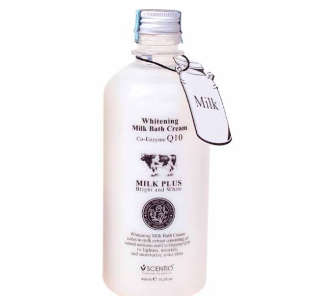 Scentio Milk plus whitening Q10 bright & white milk bath cream Beauty Review
