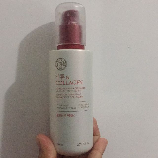 The Face Shop Pomegranate and collagen serum Review Female Daily