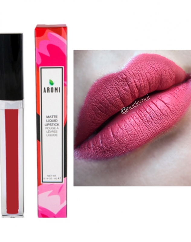 Aromi Matte Liquid Lipstick Beauty Review 1468
