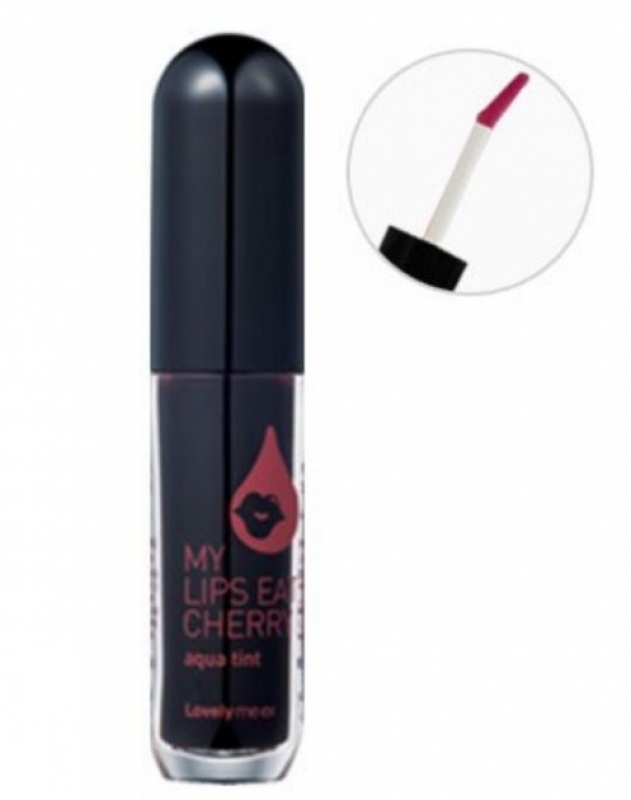 The Face Shop My Lips Eat Cherry Aqua Tint Beauty Review