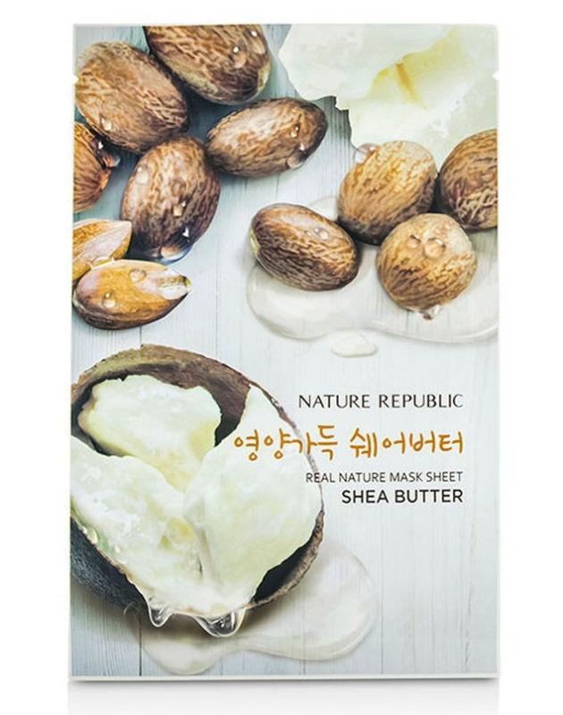 Hasil gambar untuk nature republic sheet mask shea butter