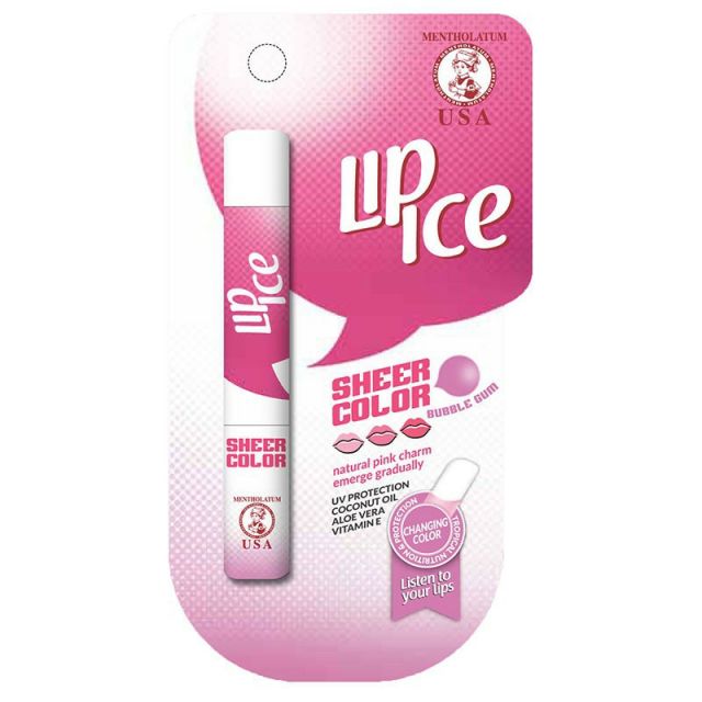 lip ice sheer color bubble gum