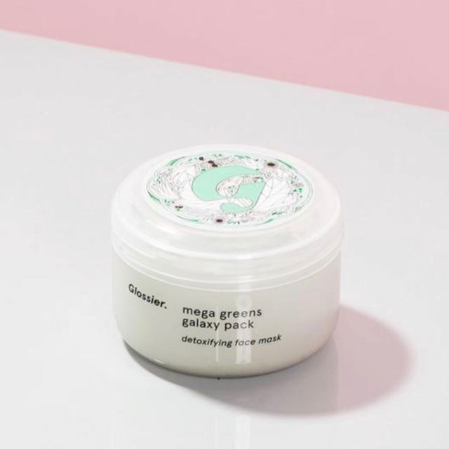 glossier green galaxy mask