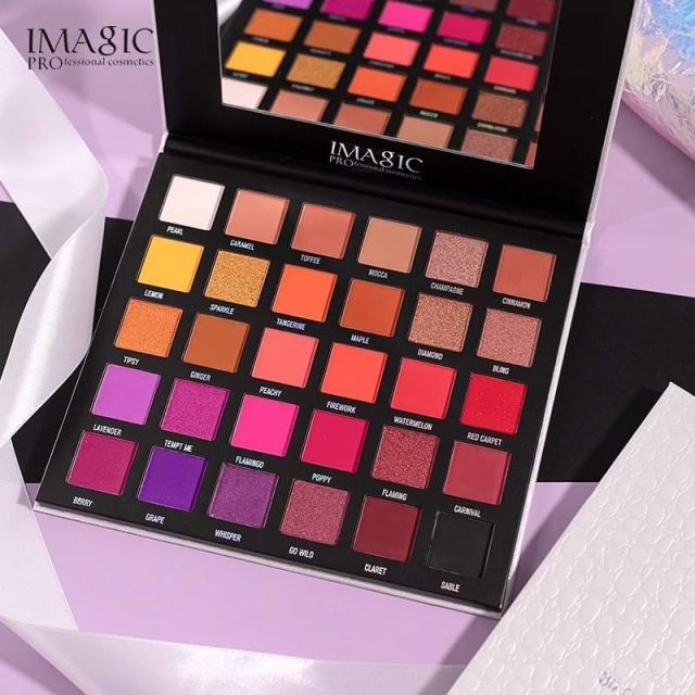 IMAGIC Galaxy Shine 30 Colors Eyeshadow Palette Beauty Review