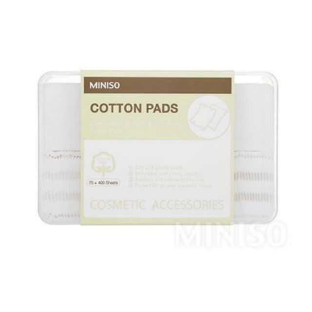 Miniso Combination of Thick & Thin Pure Cotton Pads Beauty Review