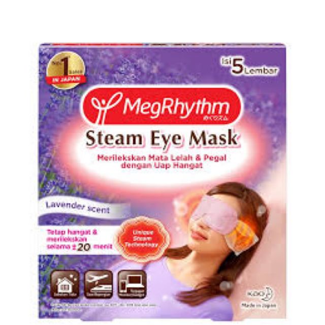 Kao Megrhythm Steam Eye Mask - Beauty Review