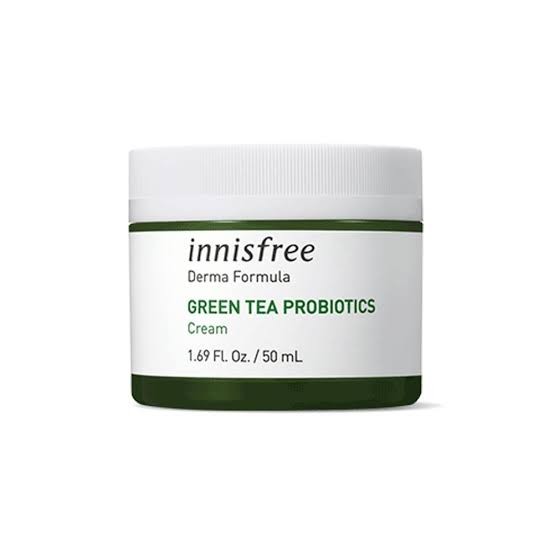 Innisfree Derma Formula Green Tea Probiotics Cream Beauty Review