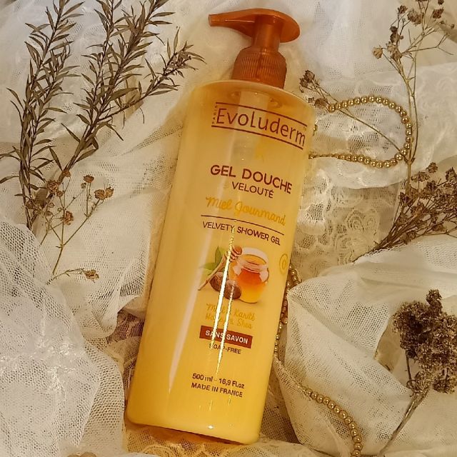Evoluderm Mieal Gourmand Velvety Shower Gel with Honey and Shea