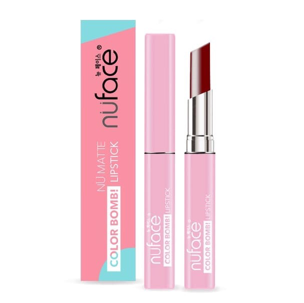 NuFace Matte Color Bomb Lipstick - Beauty Review