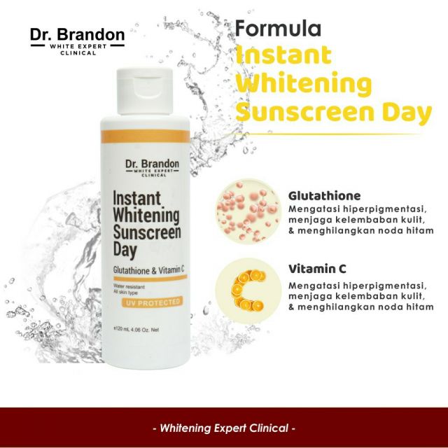 instant whitening sunscreen day