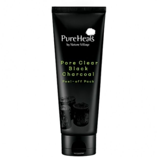 PureHeals Pore Clear Black Charcoal PeelOff Pack Beauty Review