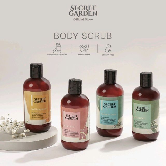 Secret Garden Exfoliating Body Scrub Gel Beauty Review