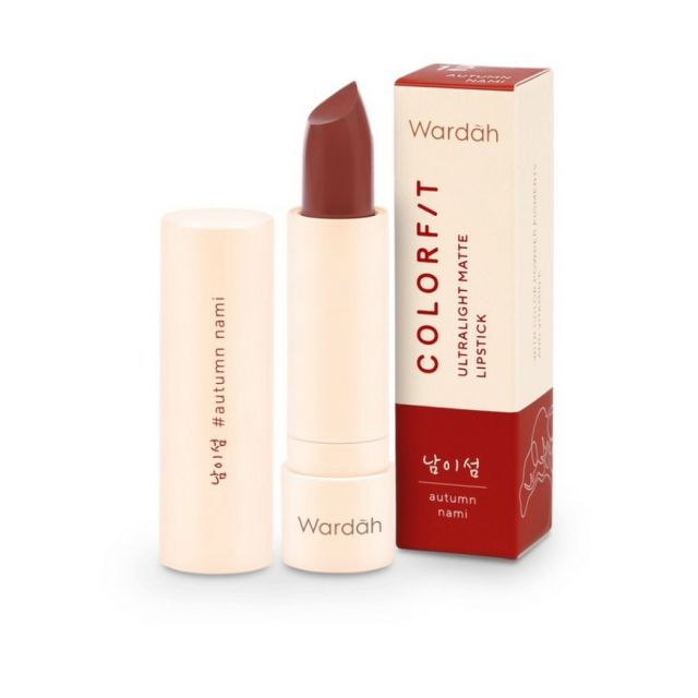 wardah colorfit ultralight matte lipstick korean limited edition