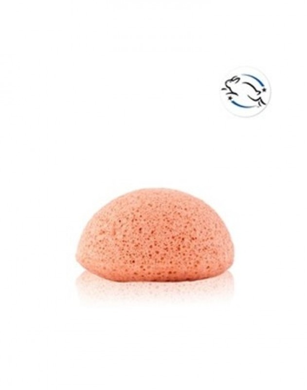 The Konjac Sponge Company French Pink Clay Facial Puff Sponge Beauty