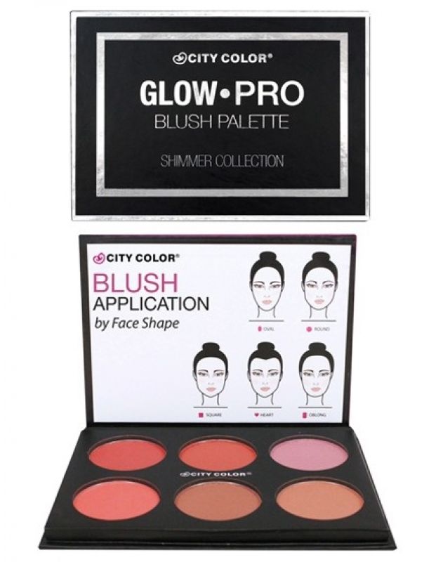 City Color GlowPro Blush Palette Beauty Review
