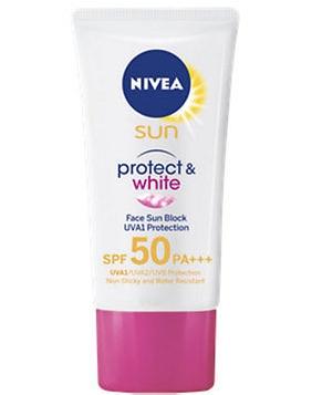 white skin care sunscreen spf 50