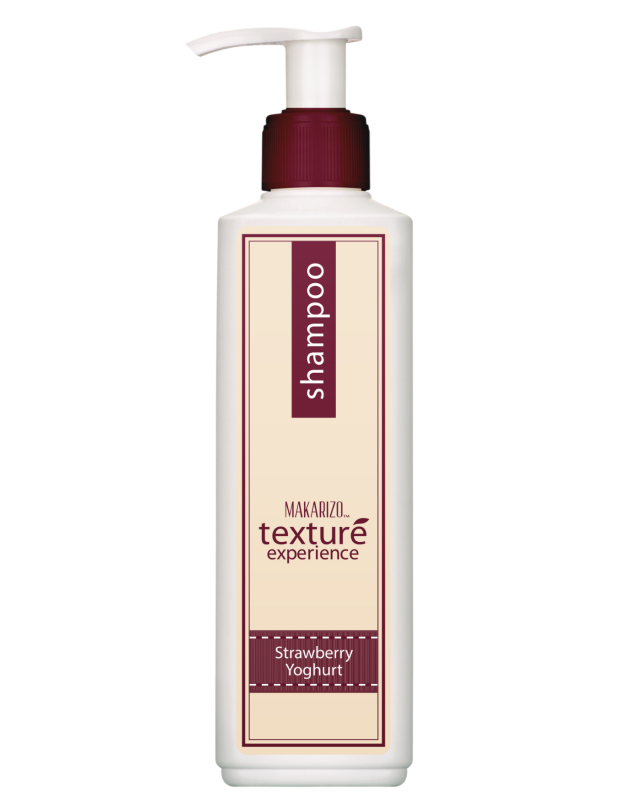 Makarizo Professional Texture Experience Shampoo Strawberry Yoghurt