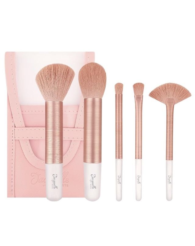 Jacquelle Rose Golden Brush Set Beauty Review