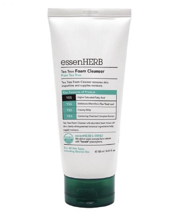 Happy Bath Tea Tree acne Cleansing Foam. Essenherb Tea Tree acne Daily Wash. Tre Tree facial Foam 35g..